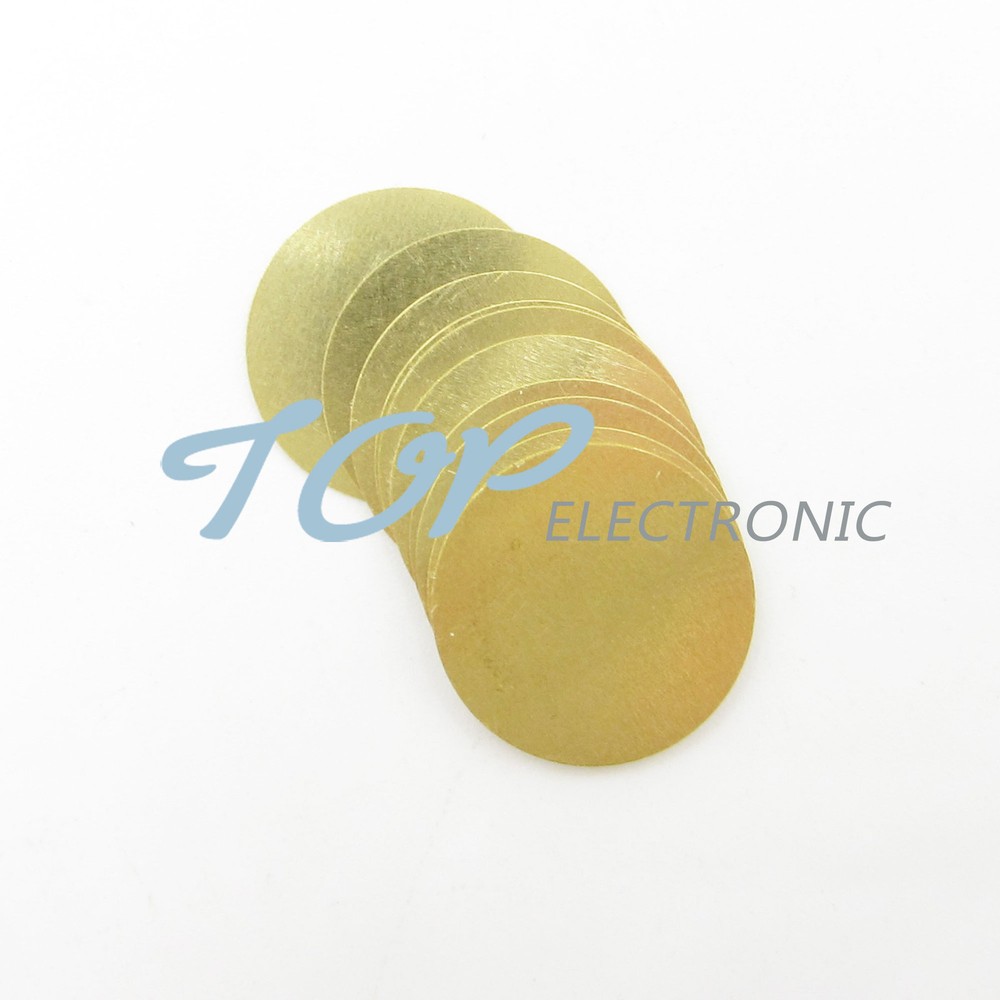 50PCS 15mm Piezo Elements Sounder Sensor Trigger Drum Disc