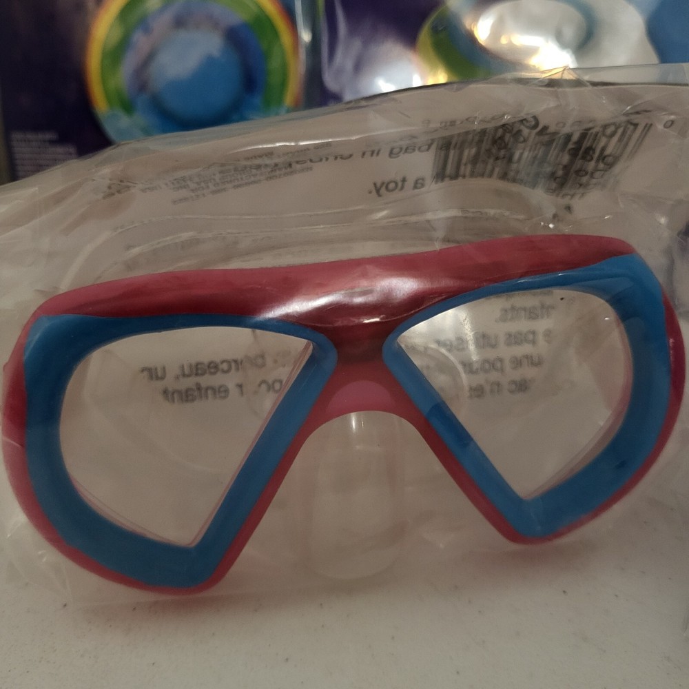 Spring Summer Pool Bundle-Beach Ball, Swim Rings, Floating Cup Holders, Goggles