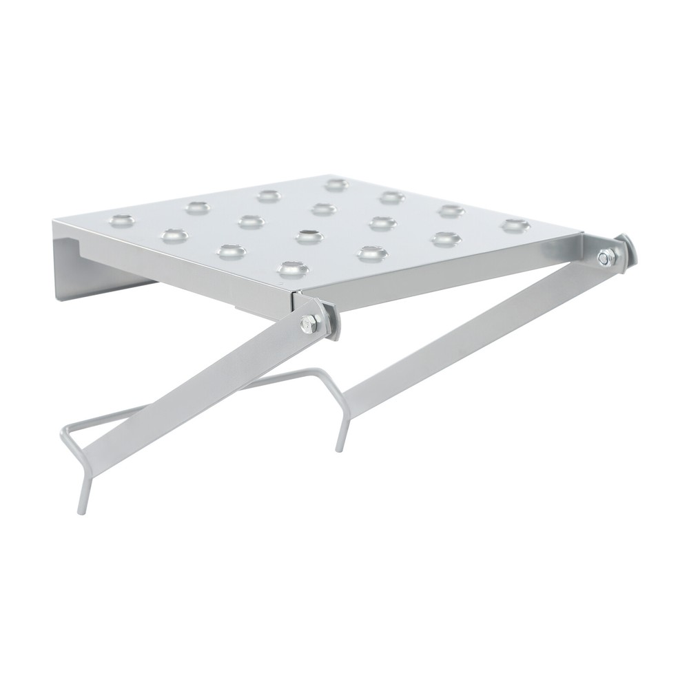 Ladder Platform Accessory Heavy Duty Work Stand System Accessories Holds Silver