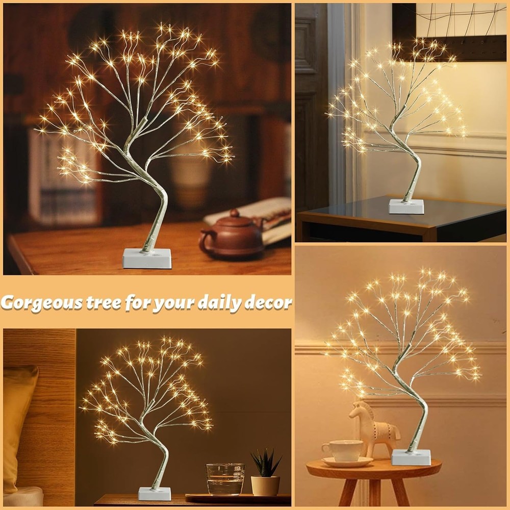 Fairy Light Tree, 108 LED Lighted Trees for Decoration Inside, Christmas Tree...