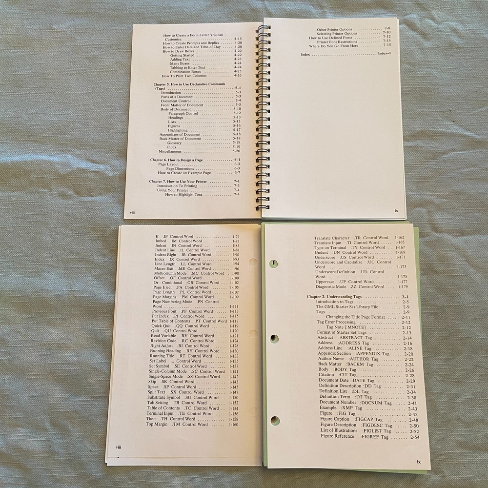 IBM Software Script/PC Book 1 2 3 1st Edition 1984 How To Quick Reference Manual