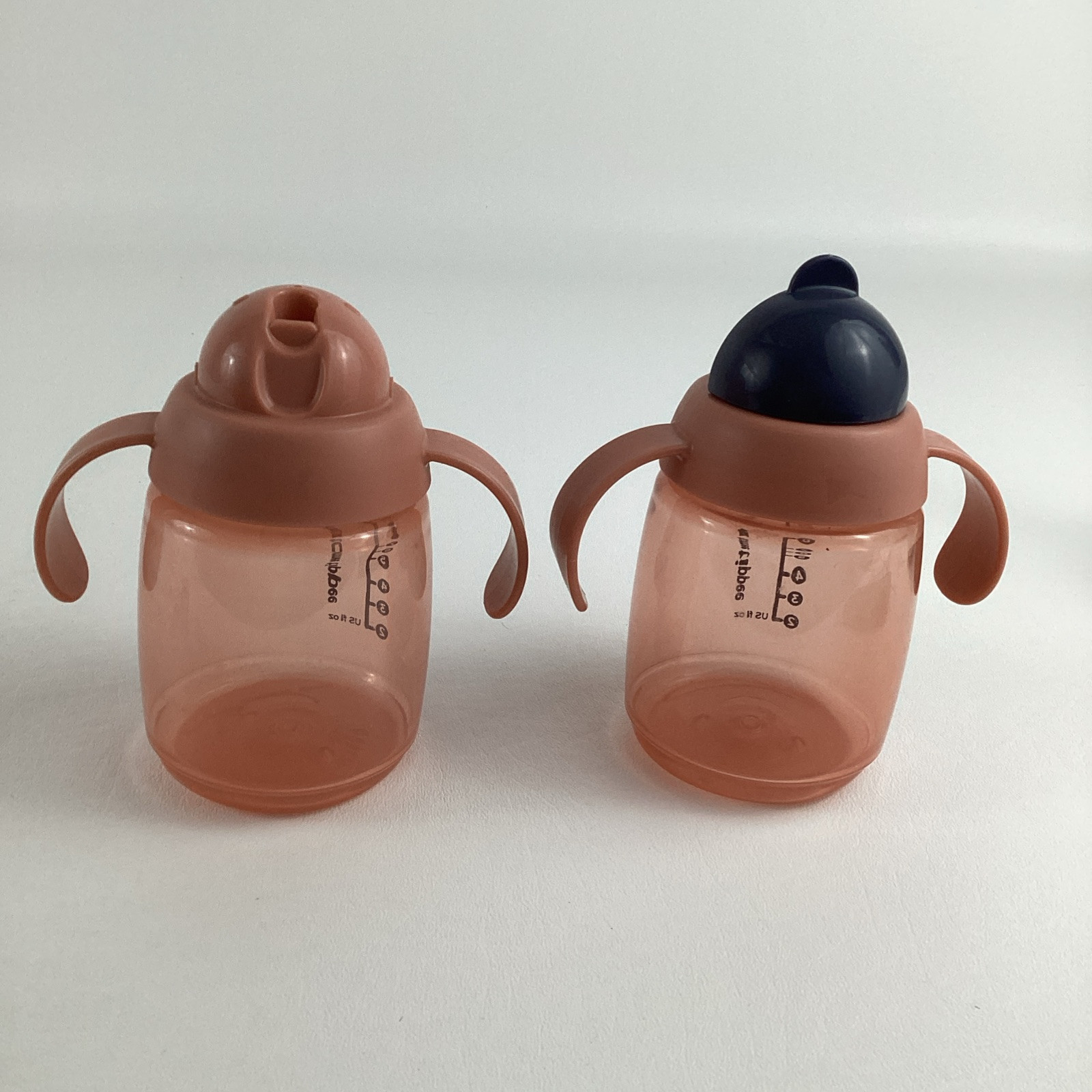 2 Tommee Tippee Toddler Sippy Superstar Weighted Straw Cups Anti Leak Drink