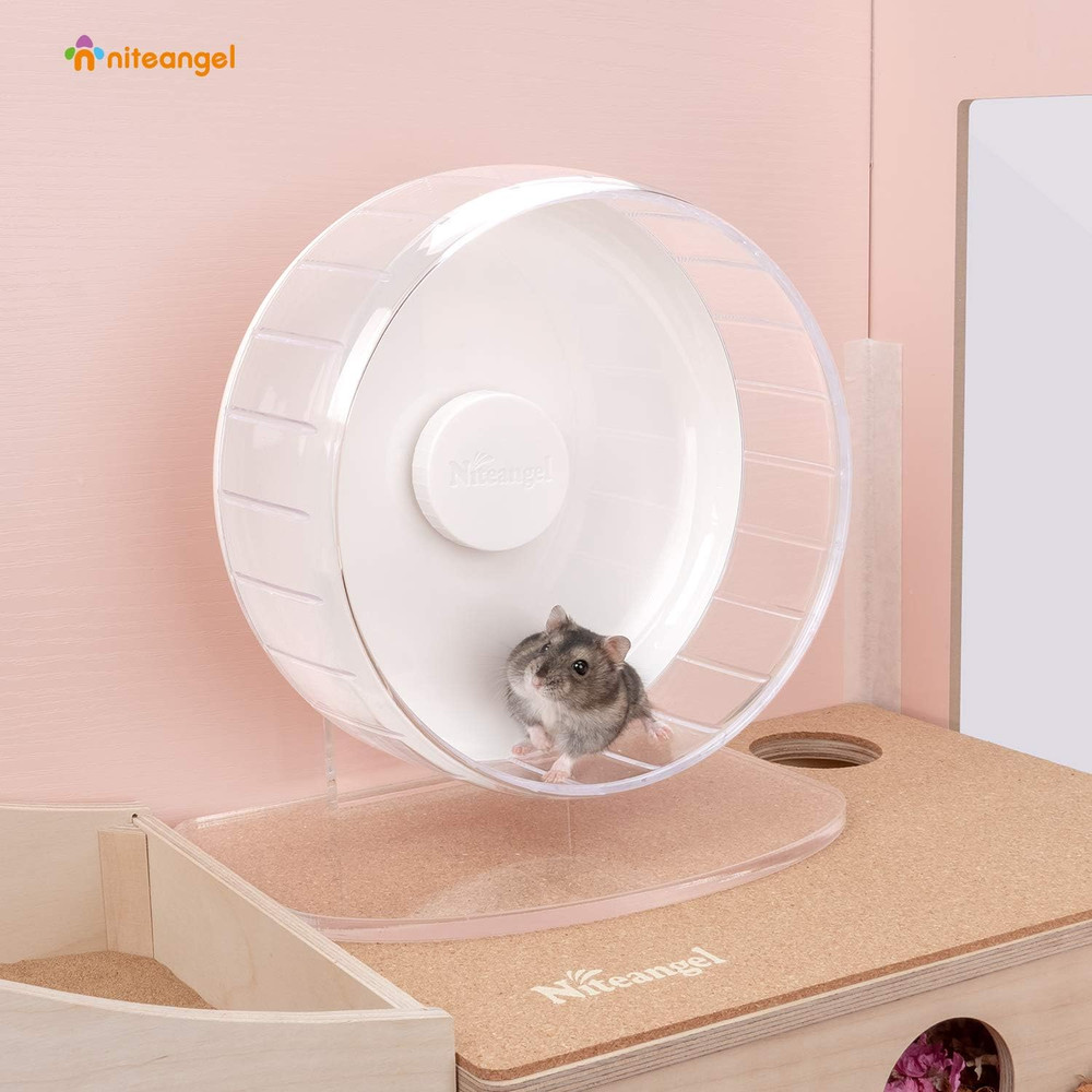 Super-Silent Hamster Exercise Wheels - Quiet Spinner Hamster Running Wheels with
