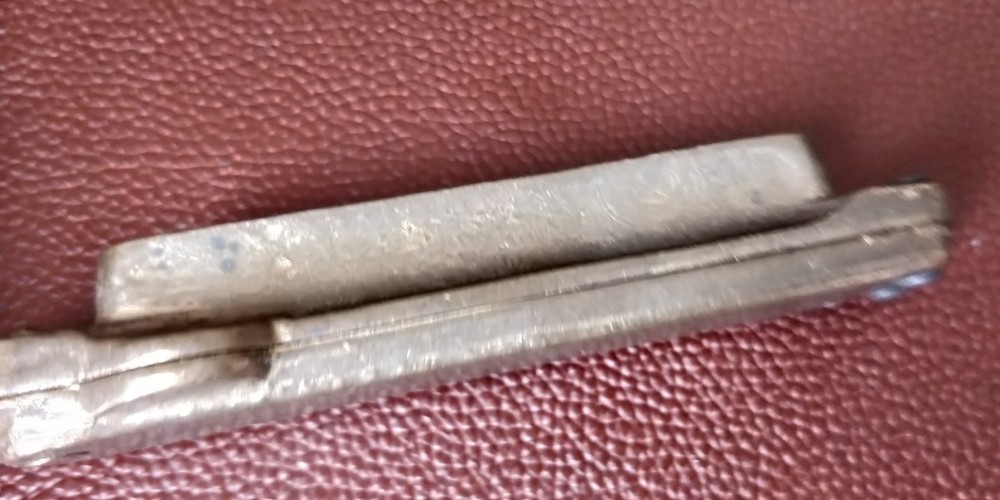Brass Revolutionary War era Pewter Button Mold