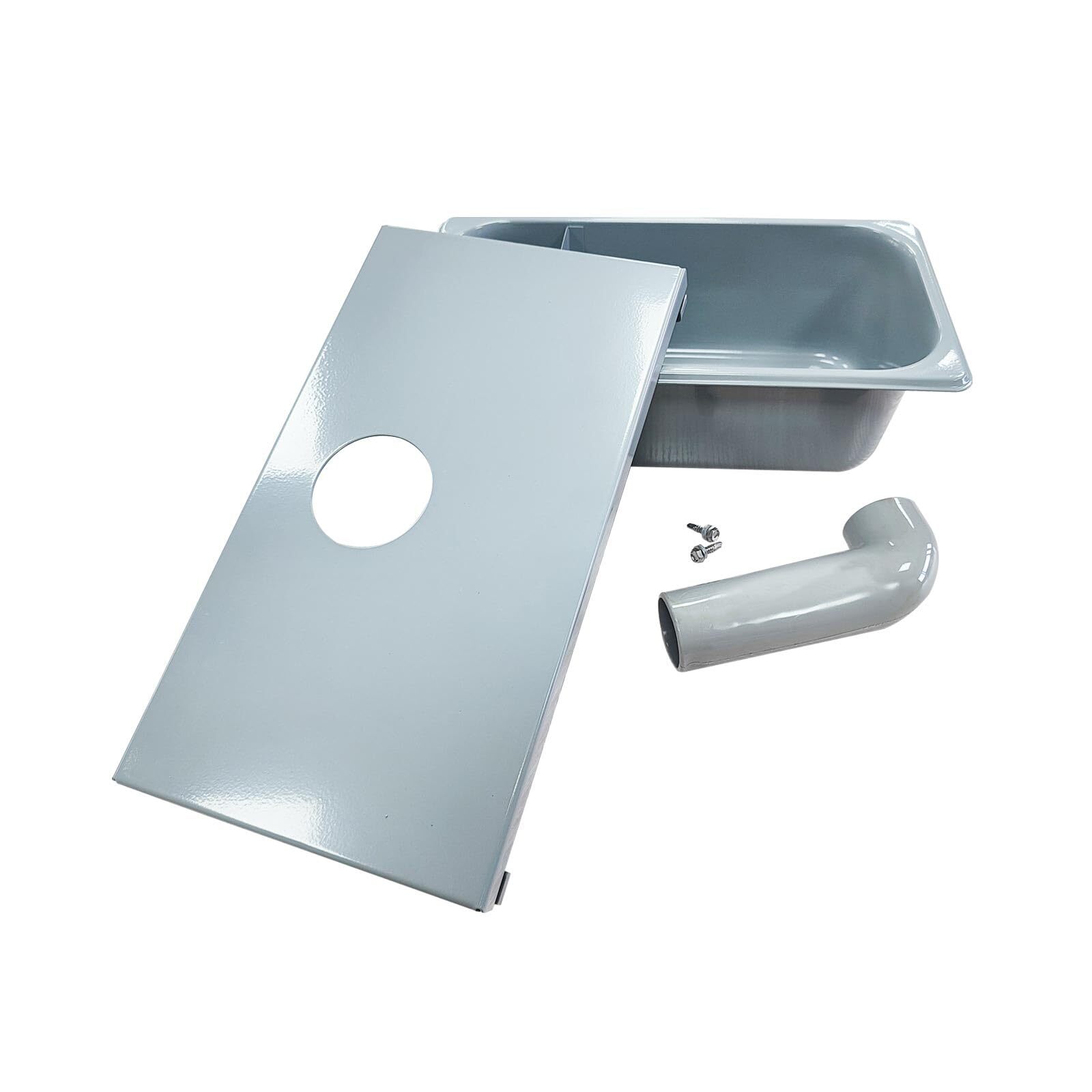 Grease Box Fit for Restaurant Canopy Hood Exhaust Fan 3.74” Deep Drip Pan