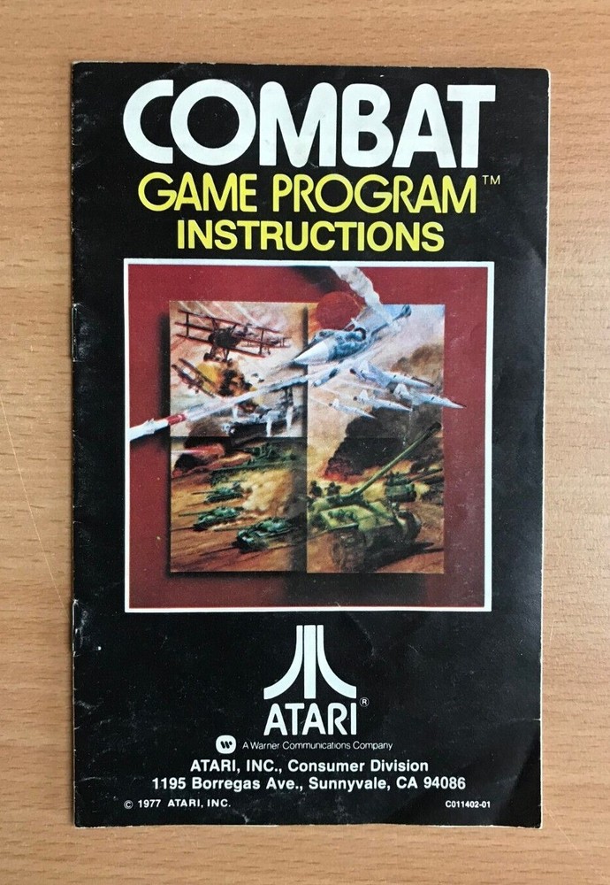 COMBAT - ATARI 2600 Instruction manual