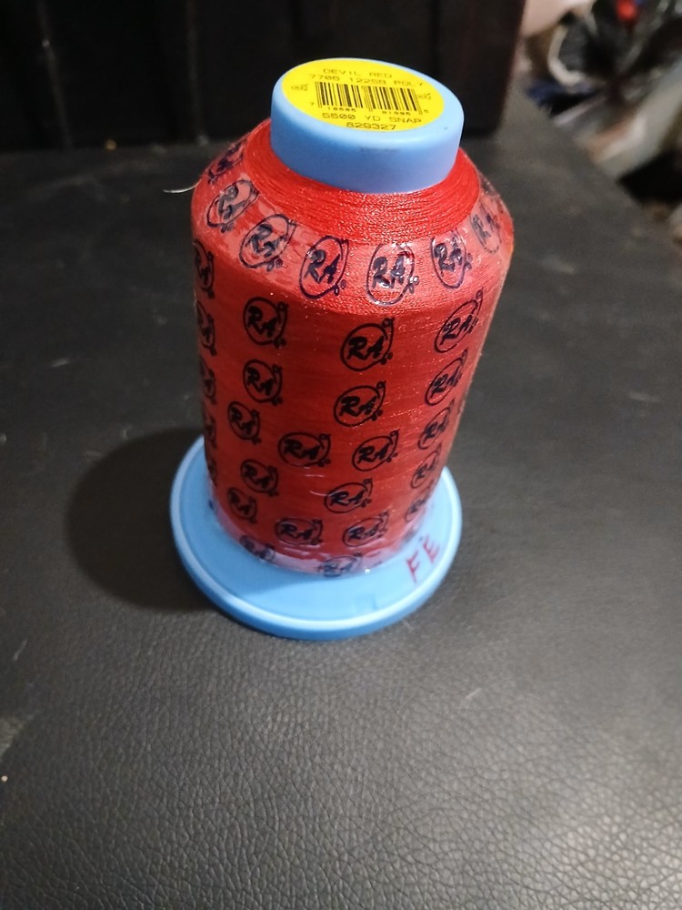 Robison Anton Embroidery Thread devil  red Super Brite Poly 5500yds 122 SB 231