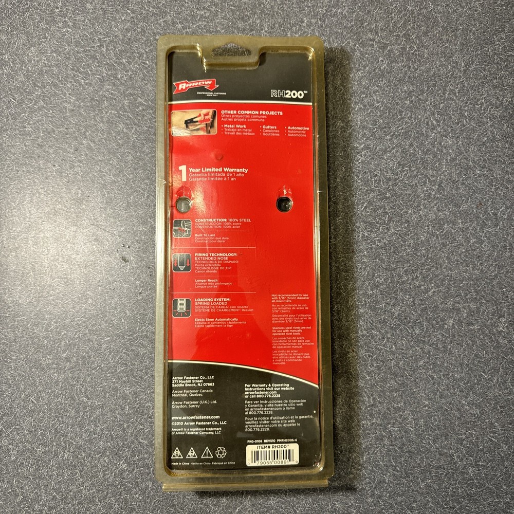 Genuine Arrow Professional Heavy Duty Riveter Tool READ