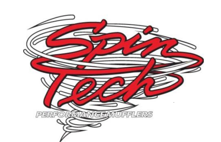 2 SPINTECH MUFFLERS 6441 Pro Street series 3" Center In/Out