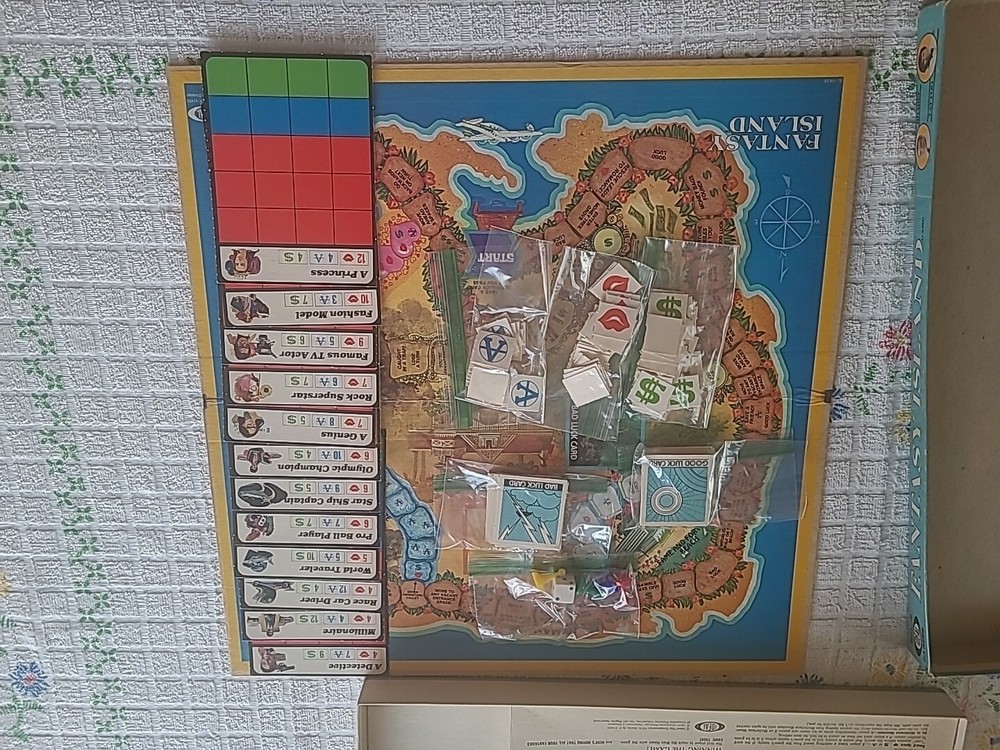 1978 Original Fantasy Island Board Game Complete