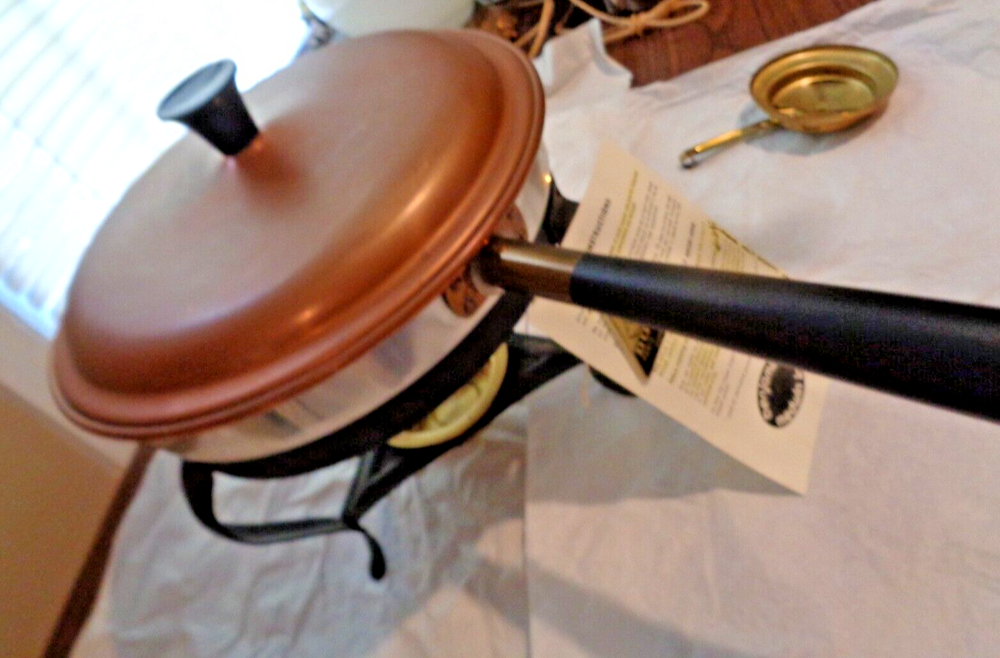 Benjamin & Medwin Copper Douro Chafing Serving Warming Double Pot Pan