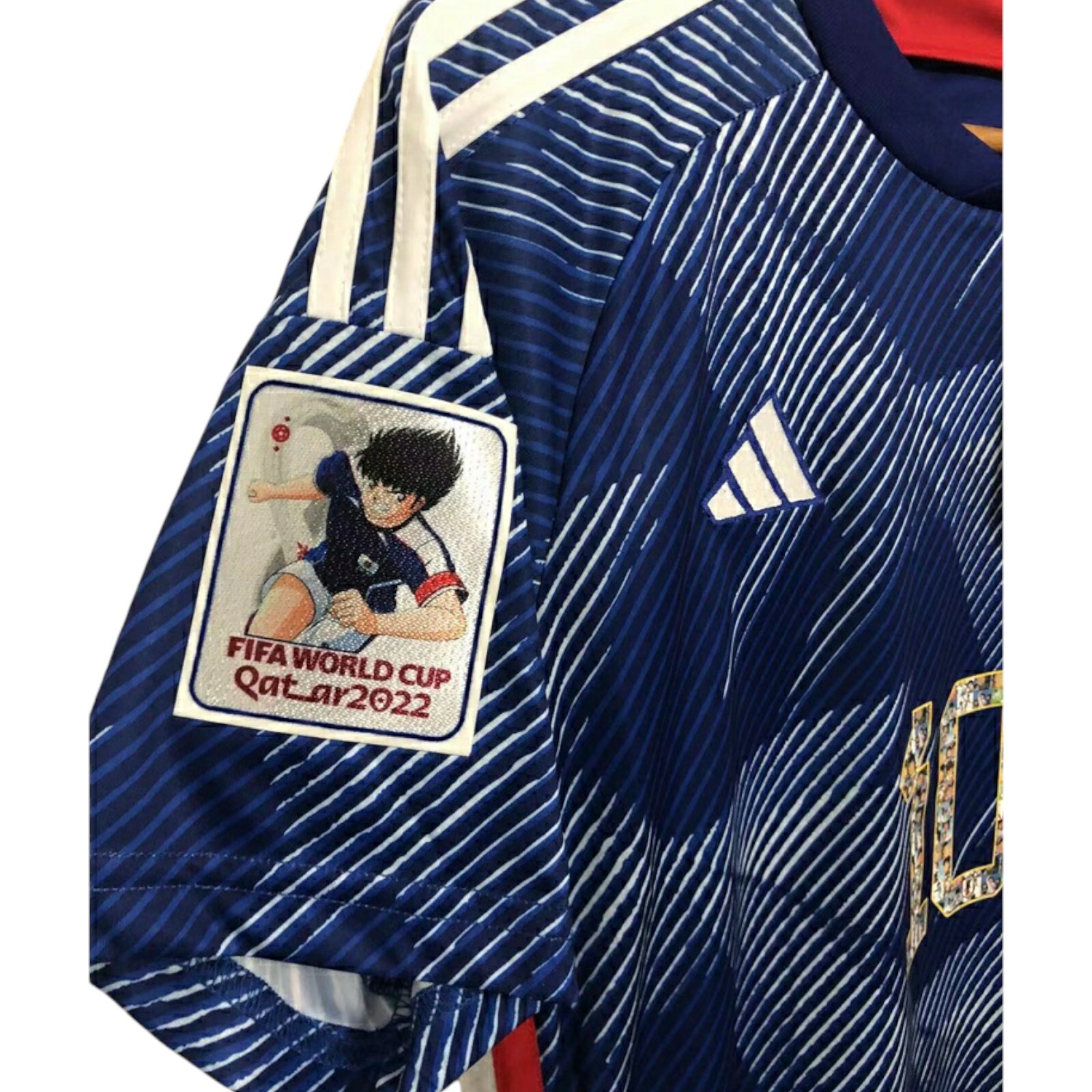 JAPAN HOME NATIONAL TEAM JERSEY - 2022 - CAPTAIN TSUBASA # 10 - MEDIUM