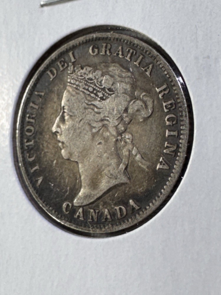 1900 Canada 25 Cents Silver Coin