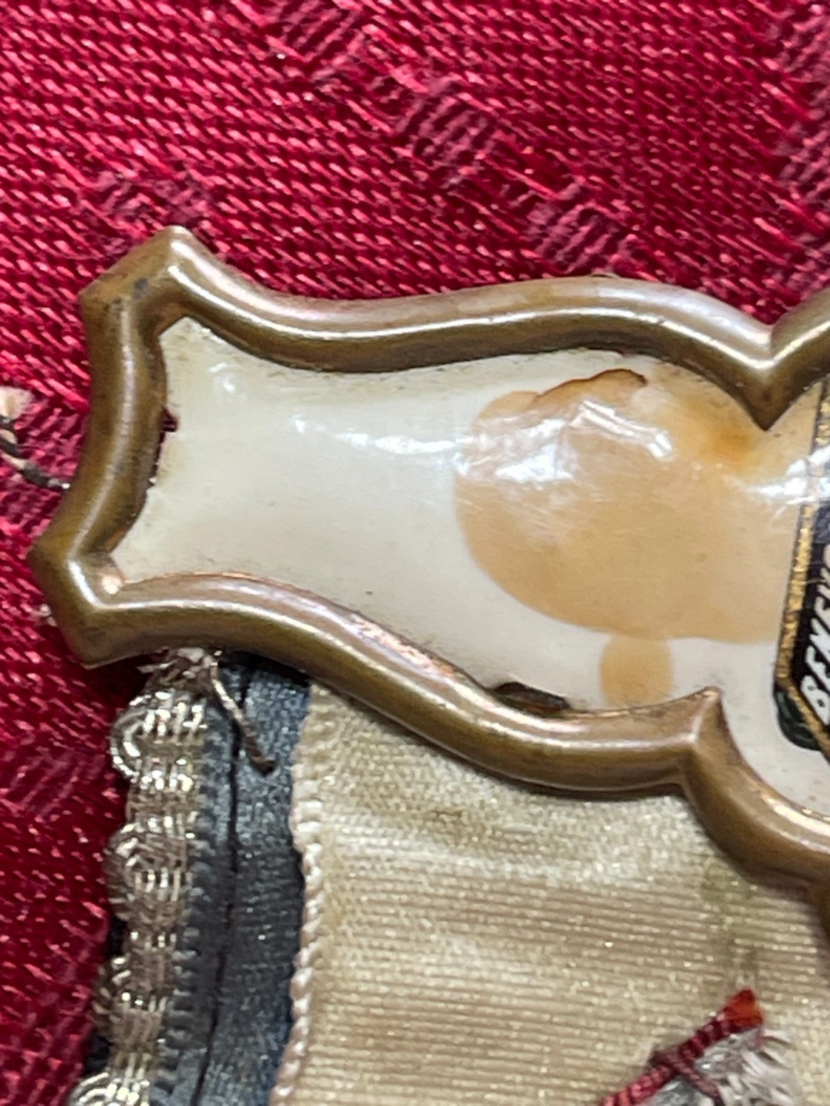 Mystic Workers of the World Elcho Wisconsin Celluloid Medal Award Funeral