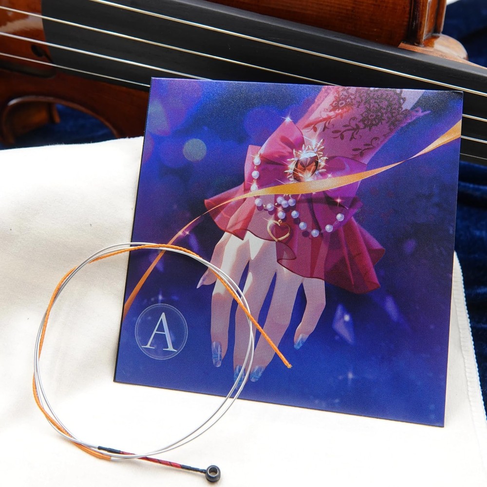 Violin Strings 4/4 Full Set, 4/4 Violin Strings ,Long-Lasting Durability & Ri...