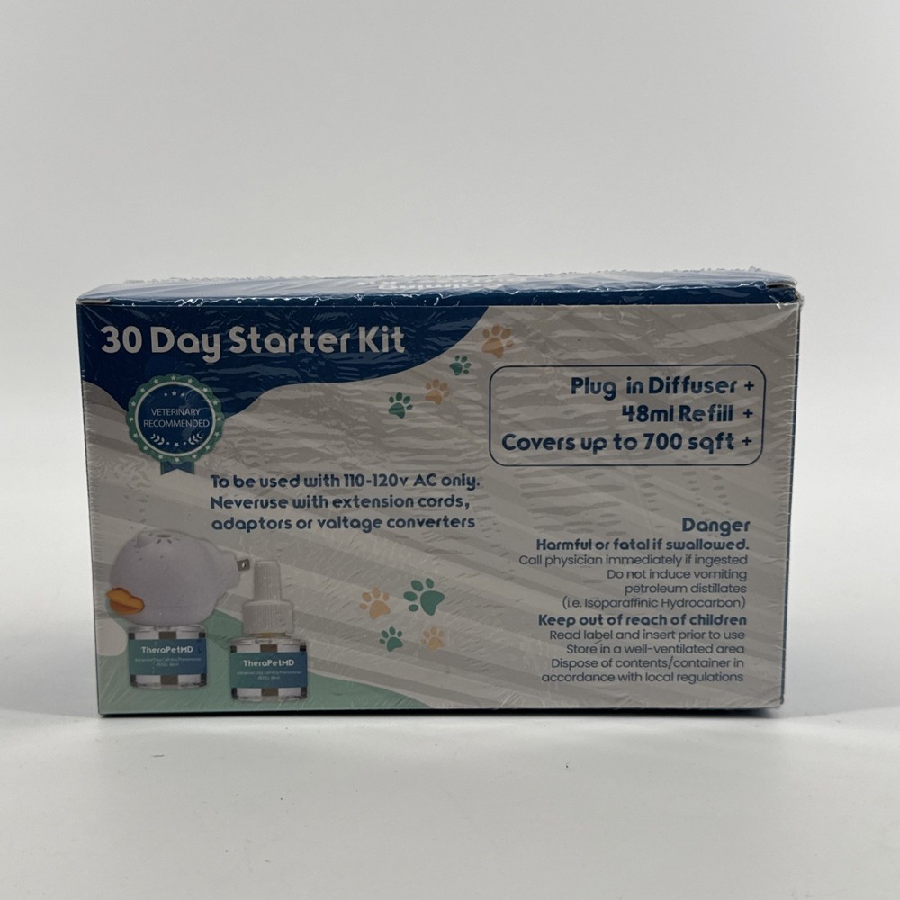 TheraPet MD Advanced Dog Calming Diffuser Kit 1 Diffuser + 2 Refills