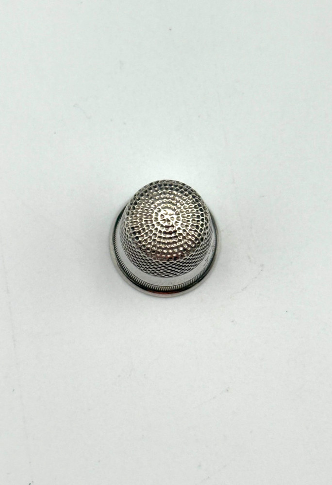Antique Larkin Sterling Silver Thimble, C. 1916