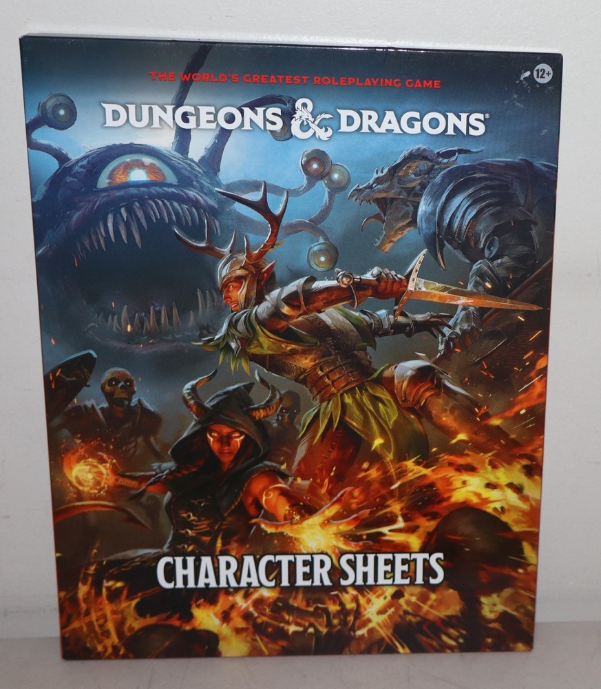 Dungeons & Dragons 2024 Character Sheets Player Accessories