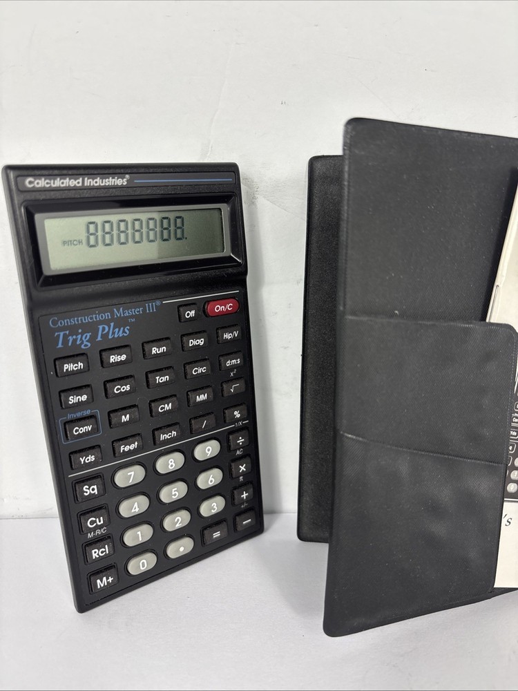 Calculated Industries Construction Master III Trig Plus Scientific Calculator