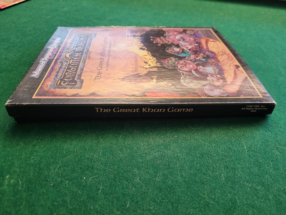 Advanced D&D TSR Forgotten Realms The Great Khan Game