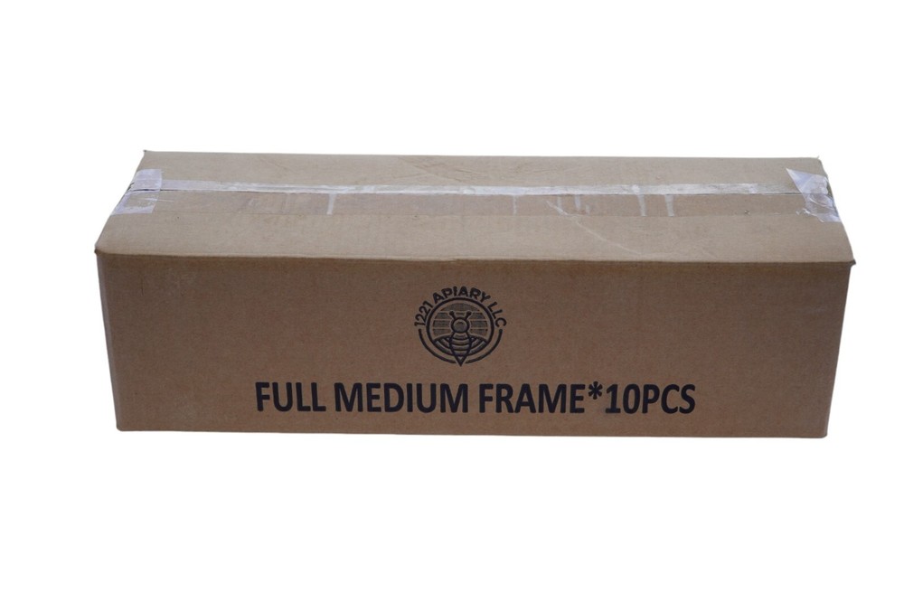 Bee Hive Langstroth Deep Frames Kit , Frames+ Yellow foundation , 10 DEEP FRAMES