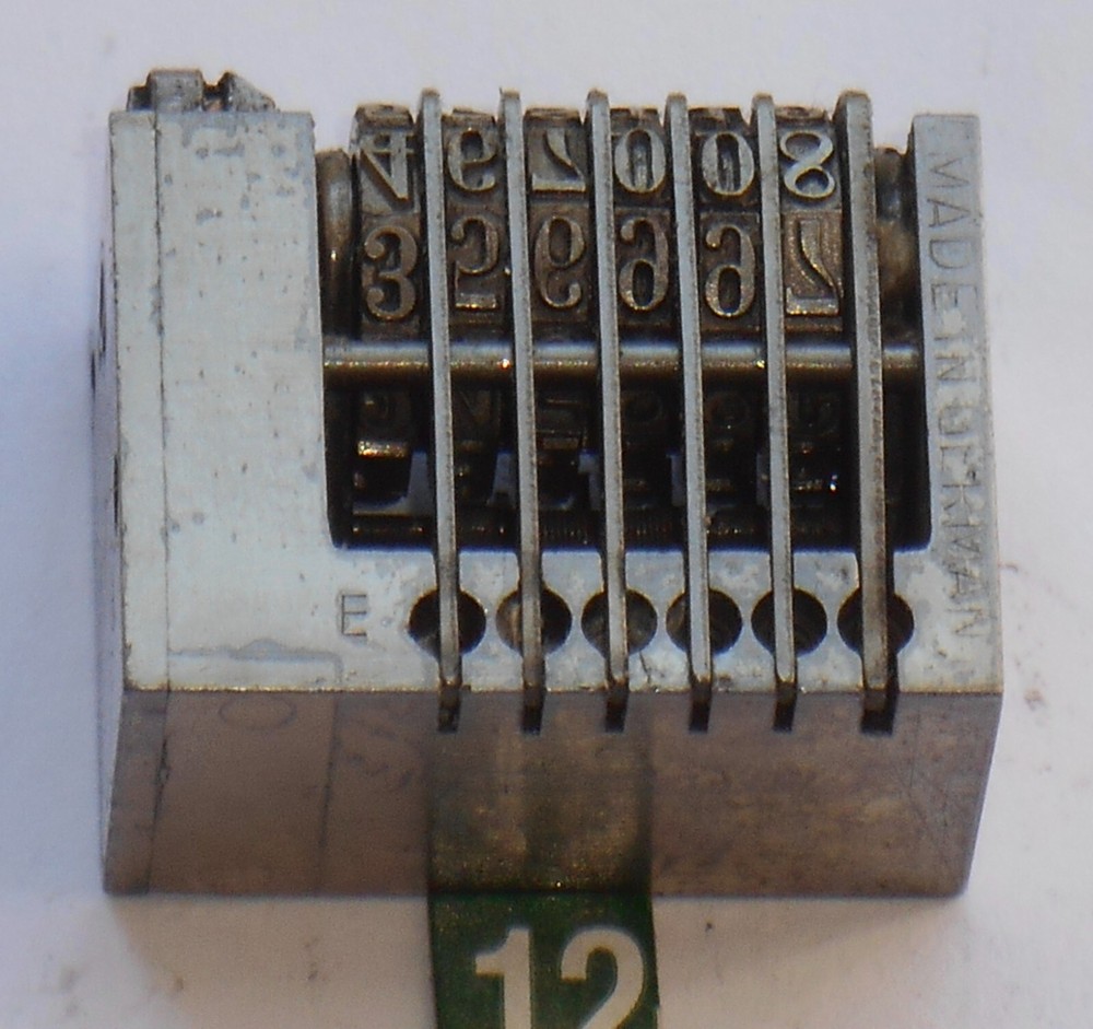 ATLANTIC | letterpress numbering machine | 12