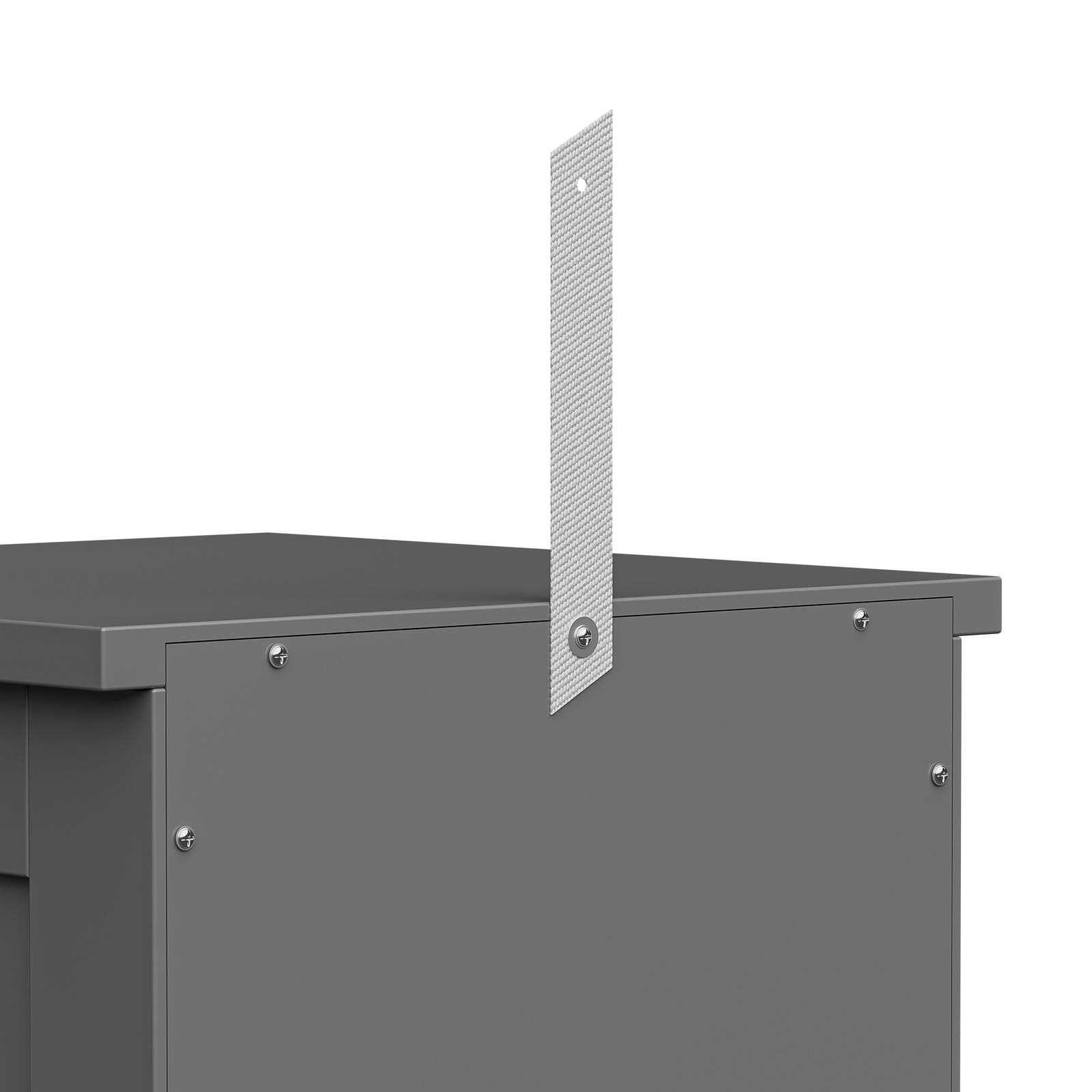 Bathroom Floor Cabinet with 4 Drawers Sturdy Storage Organizer Cabinet Gray