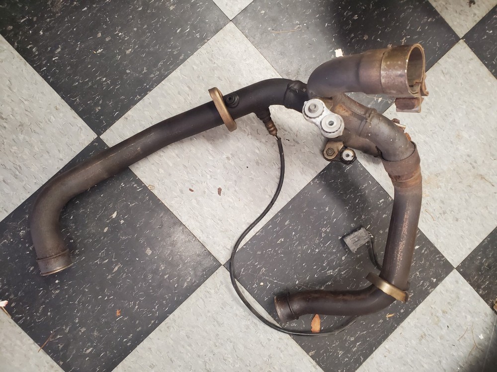 07 Ducati Monster 695 exhaust headers sensor