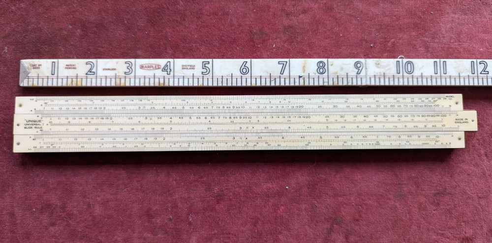 Vintage Unique Universal Side Rule 1 Model U.1 (H)