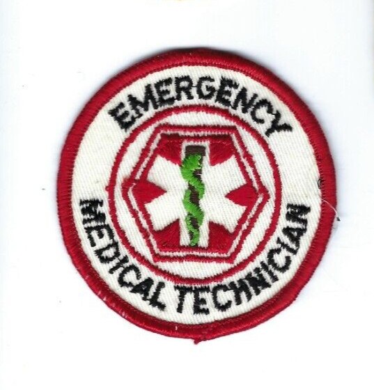 generic Emergency Medical Technician EMT patch - NEW!