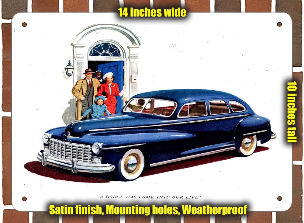 Metal Sign - 1948 Dodge 2 - 10x14 inches