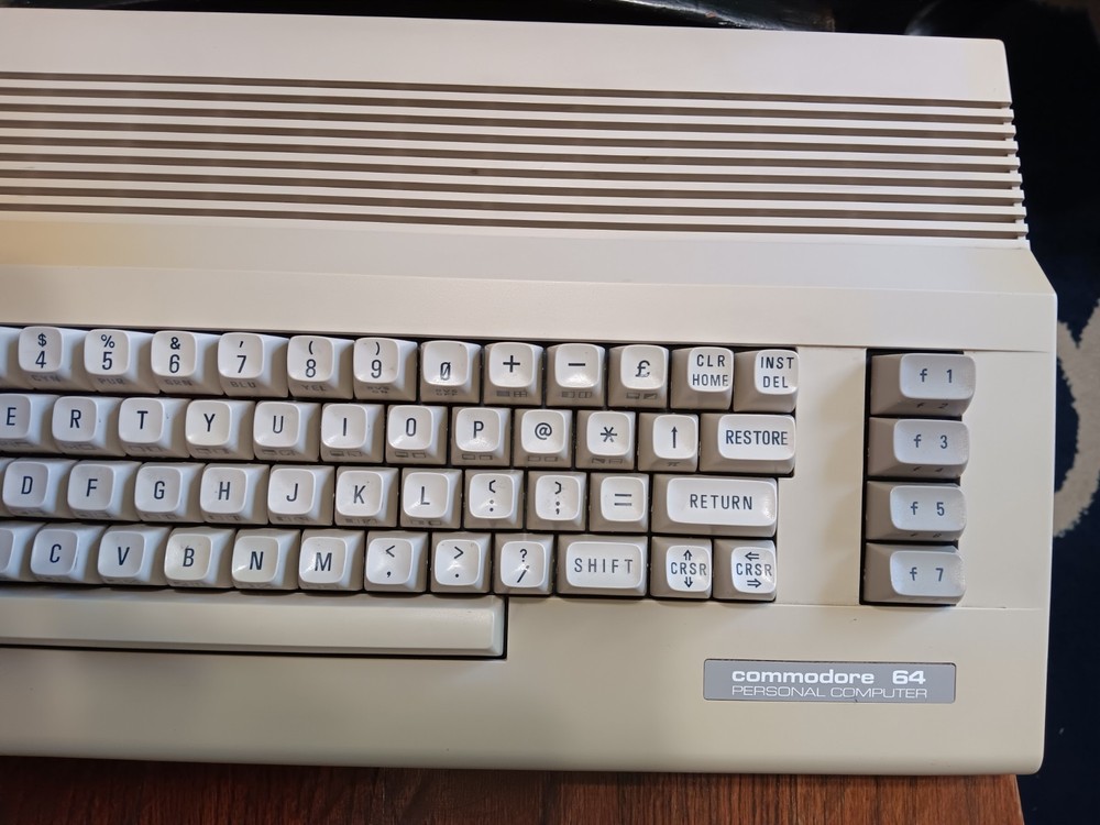 CLEANED, TESTED, WORKING, and RECAPPED NTSC Commodore 64.