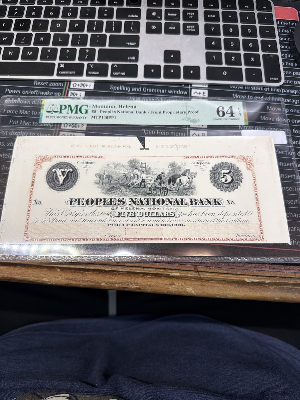 Helena Montana People National Bank Front Proprietary Proof 64 EPQ