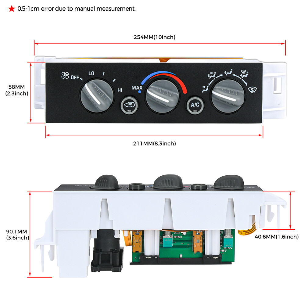 Climate Control A/C Heater For 96 -99 Chevy Truck Silverado Suburban Yukon Tahoe
