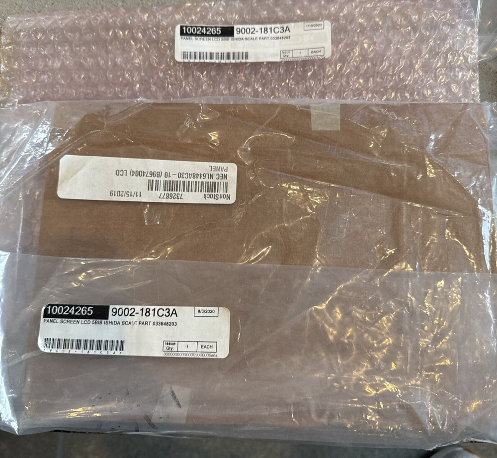 Ishida Scales 33648203 LCD Panel Screen Module Replacement (GENUINE OEM) *NEW*