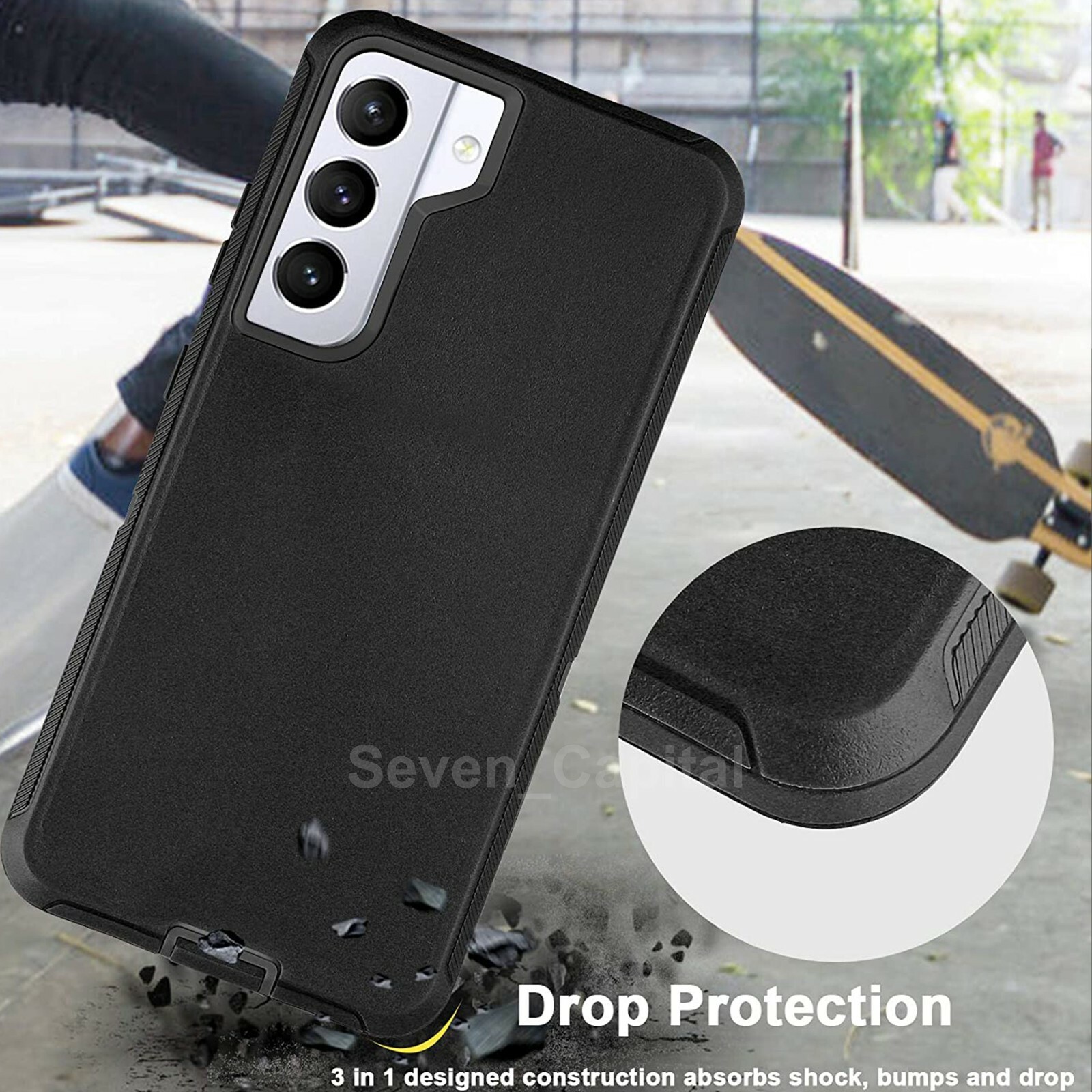 For Samsung Galaxy S23 S22 22 21 Ultra Shockproof Protective Rugged Case Cover