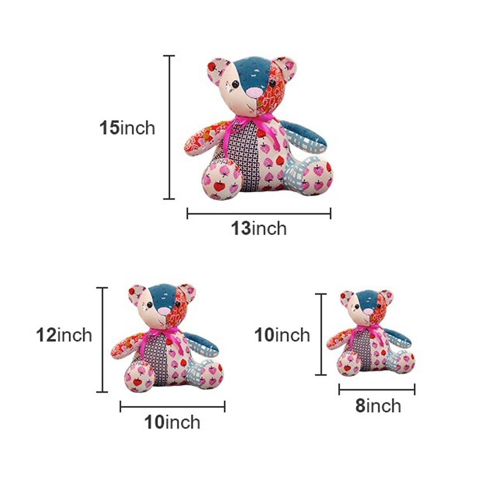 DIY Bear Sewing Pattern Set with Acrylic Templates Easy Cutting for Quilting ...