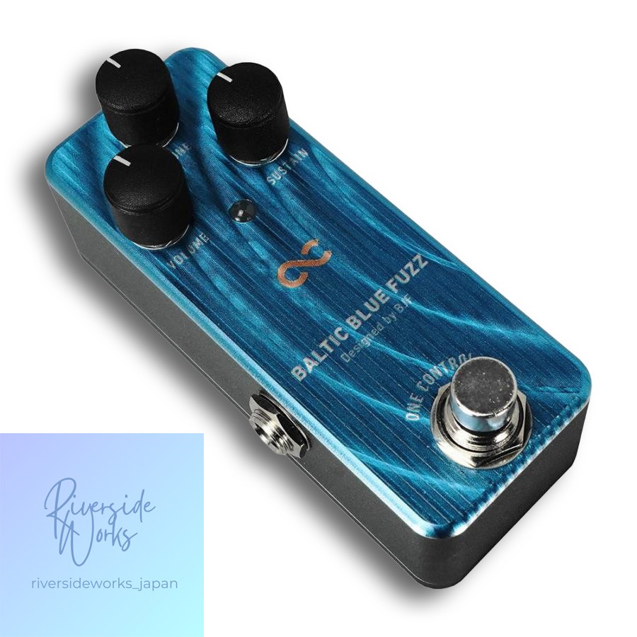 One Control Baltic Blue Fuzz Guitar Effect Pedal