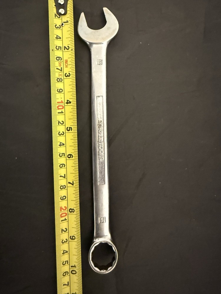 Draper Tools Combination Spanner/Wrench - 19mm - Chrome Vanadium