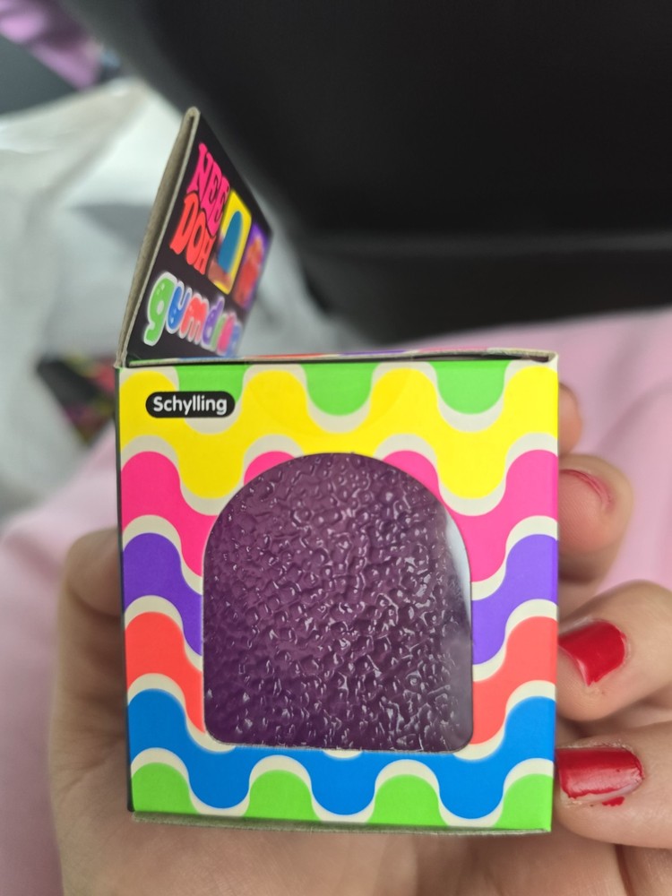 Nee Doh Gumdrop Super Solid Squish Needoh Gum Drop purple