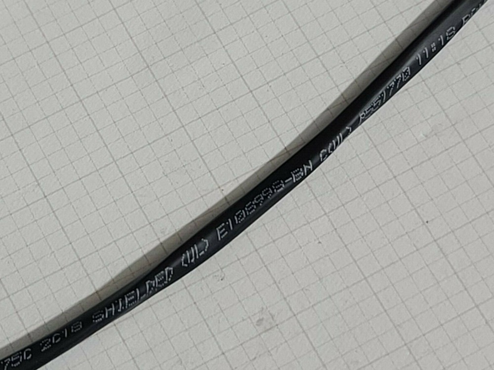 Belden Wire 6300FE 18/2C Shielded Media Control/Audio Cable Plenum Black /100ft