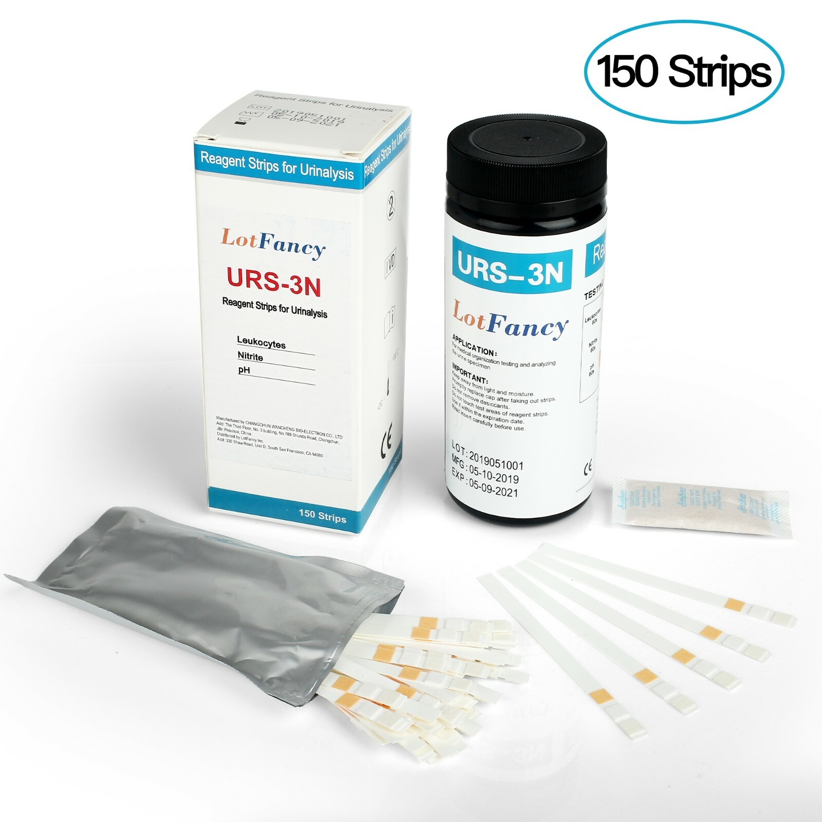 UTI Test Strips 3-in-1 Urinary Tract Infection for Leukocytes Nitrite PH Test US