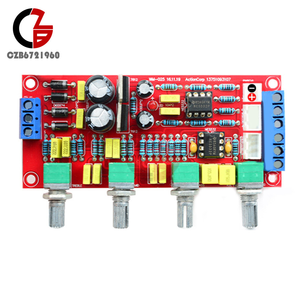 NE5532 Preamplifier Adjustment Tone Preamplifier Board Power Amplifier Module