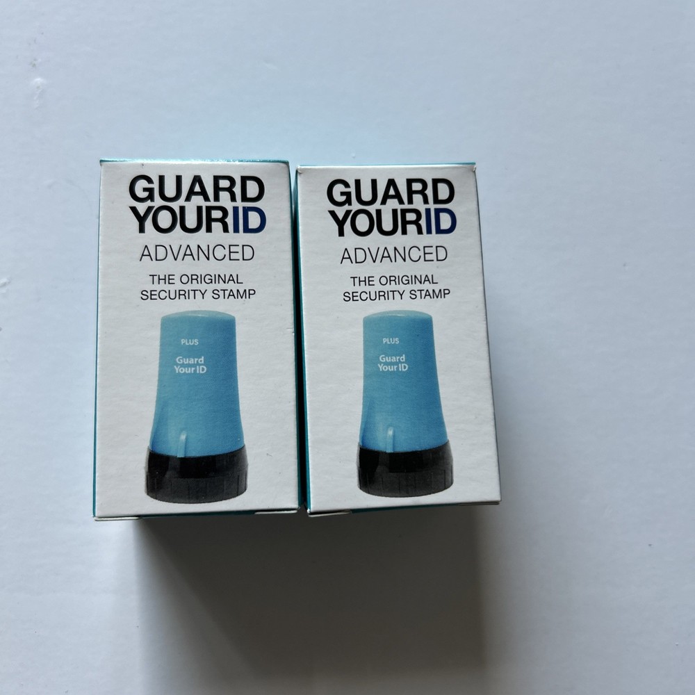 2-Guard Your ID Advanced Wide Original Security Stamp Rollers Identity Theft