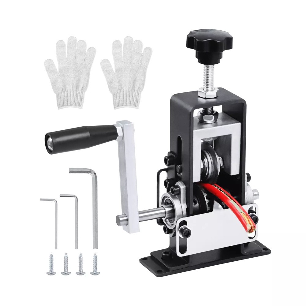 Wire Stripper 0.04"-1"Wire Stripper Machine For Hand Crank Wire Stripper Tool