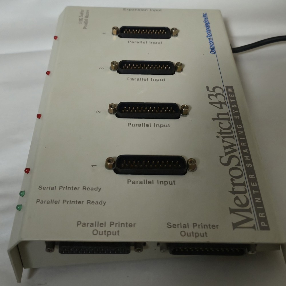 Datacom Technologies METROSWITCH 435 Ptinet Sharing System Powers On Untested