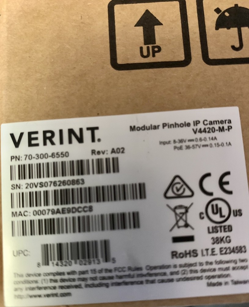 Verint®  V4420 Modular IP Camera System
