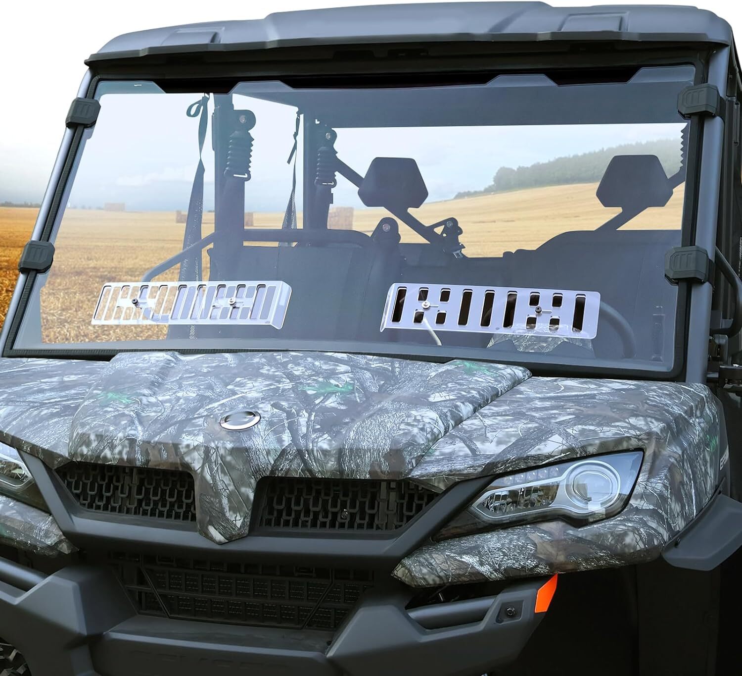 2-In-1 Vented UTV Full Windshield for 2019-2024 CFMOTO UFORCE 1000/1000 Window