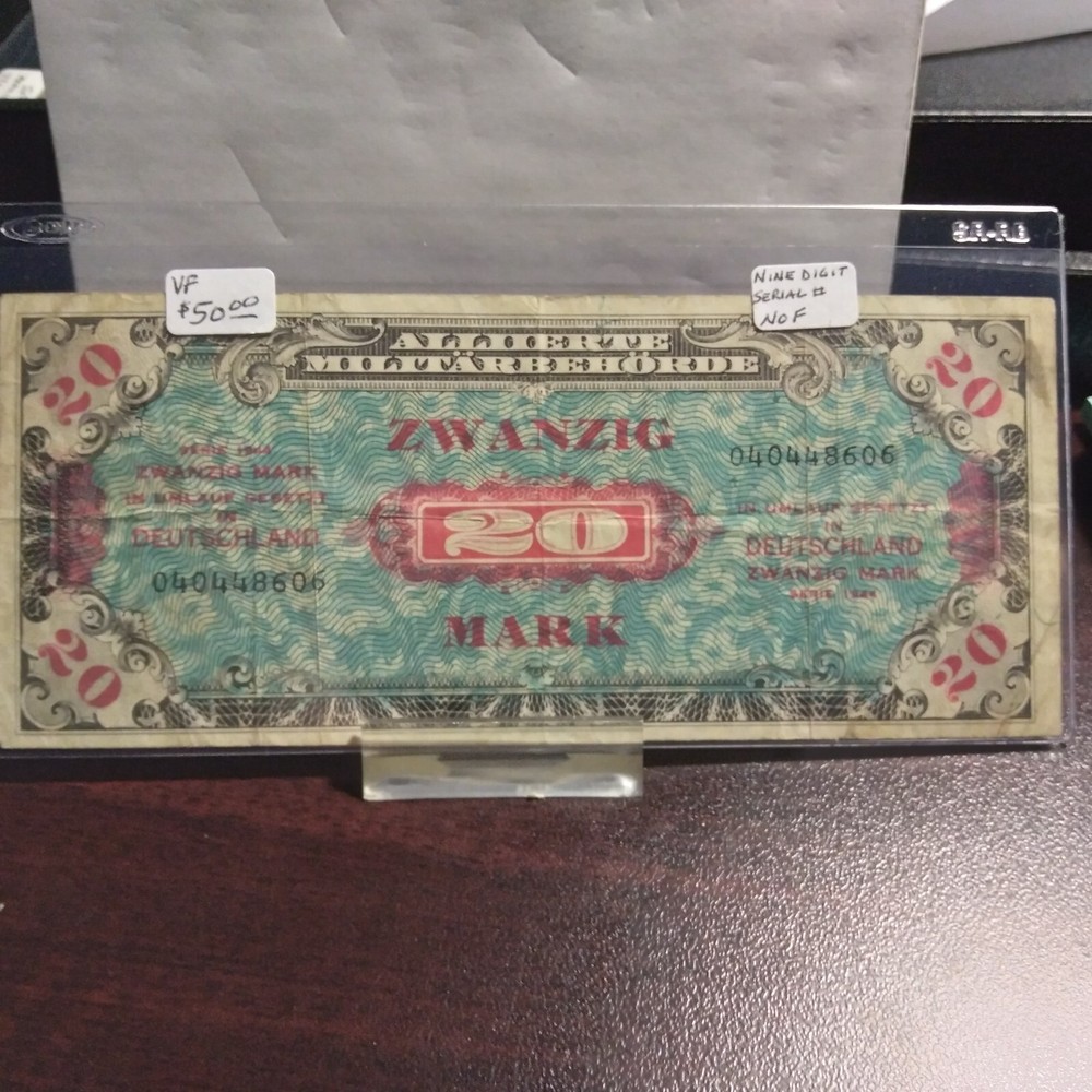 1944 Allied Currency 20 Mark