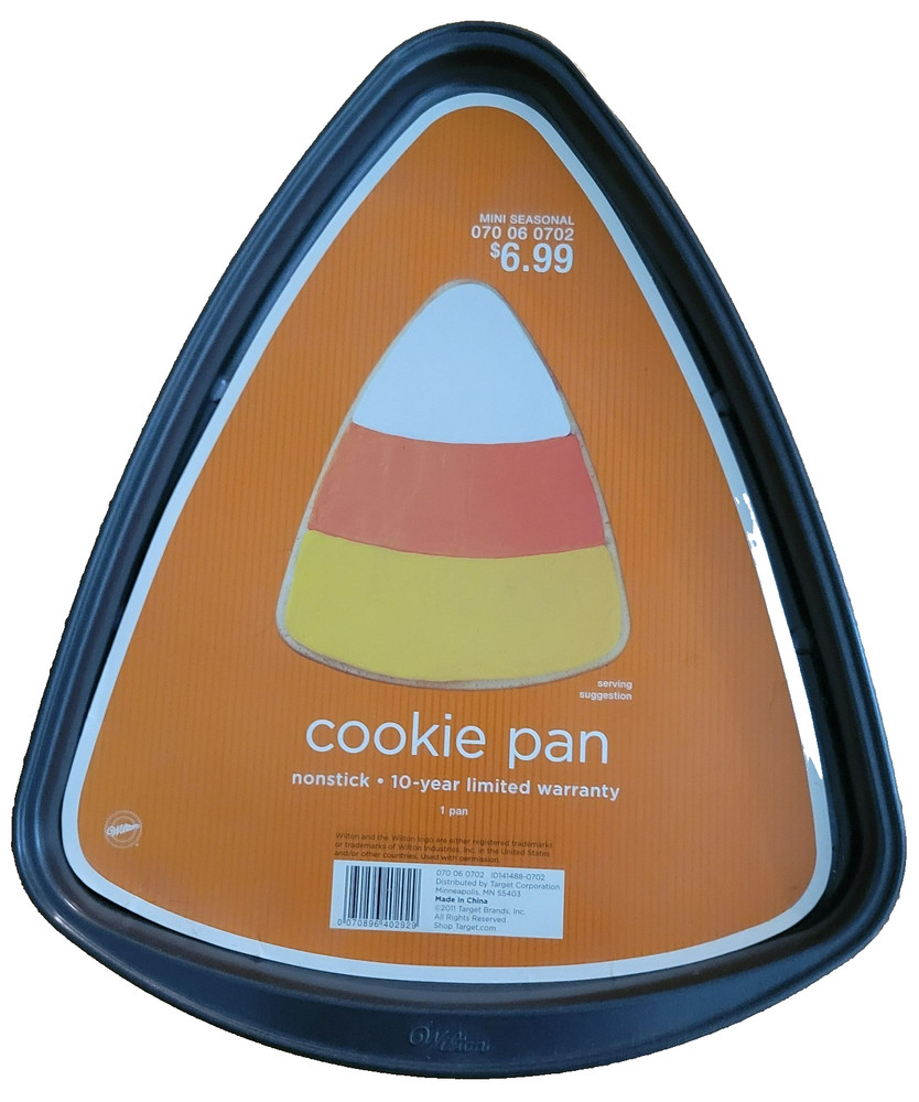Wilton Candy Corn Shaped Nonstick Cookie Pan